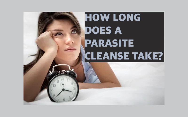 How long does it take to get rid of parasites?